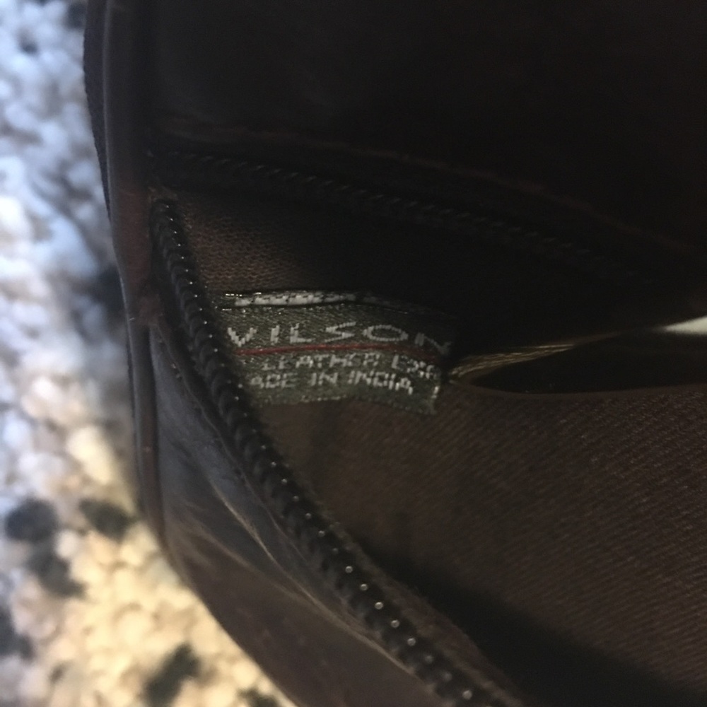 Vintage Brown Wilson Leather Belt Bag 4 Pockets - Picture 8 of 8